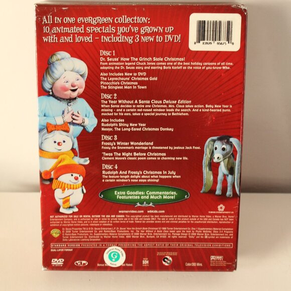 10 Holiday  Classic Christmas Favorites DVD Set - Picture 2 of 3